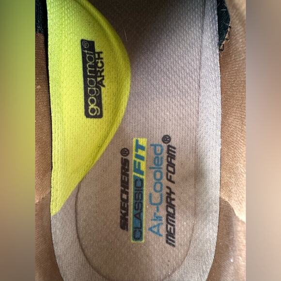 Skechers Garza-Romano Men’s Gray & Taupe Sneaker Slip Ons. Size 9 - Picture 6 of 11